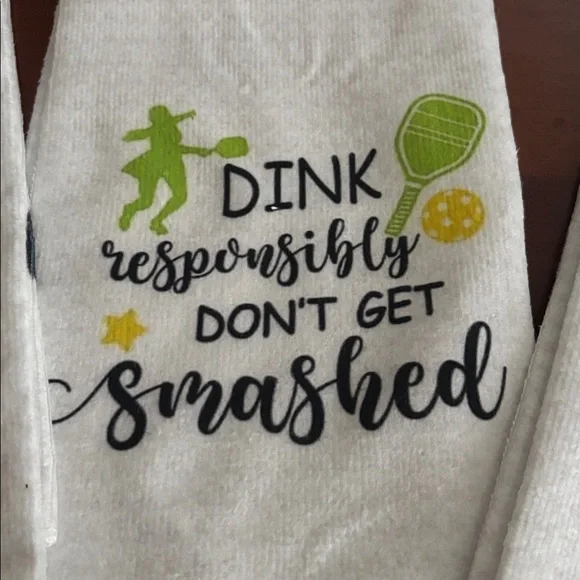 Pickleball Tea Kitchen towels. SET OF THREE - Picture 3 of 4